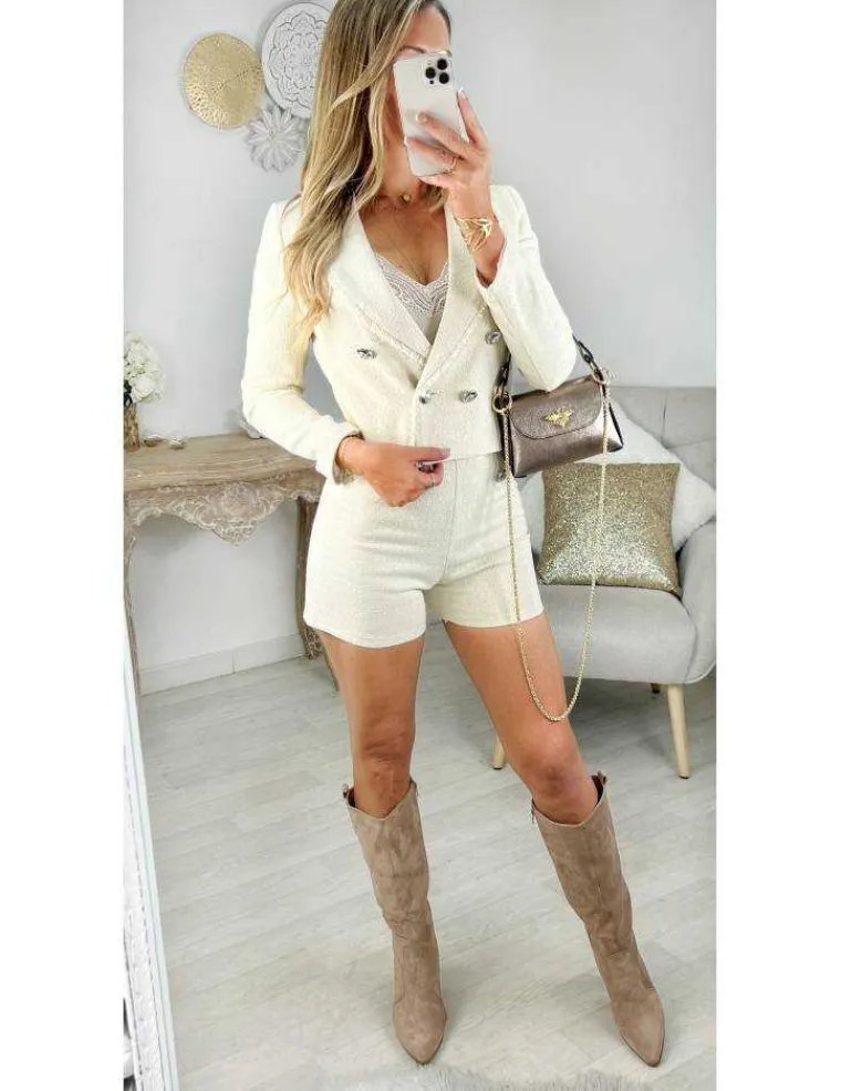 blazer_court_tweed_beige_0.webp My Look Féminin Blazer court tweed beige Best