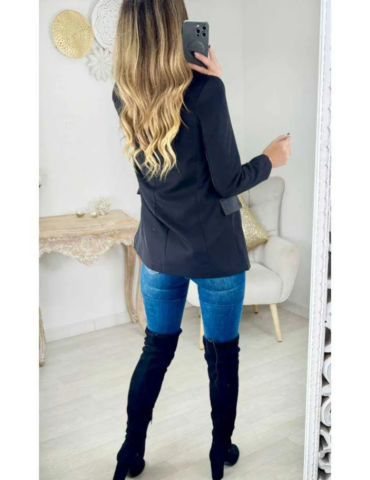 blazer_noir_classique_col_2.webp My Look Féminin Blazer noir classique col satiné Discount