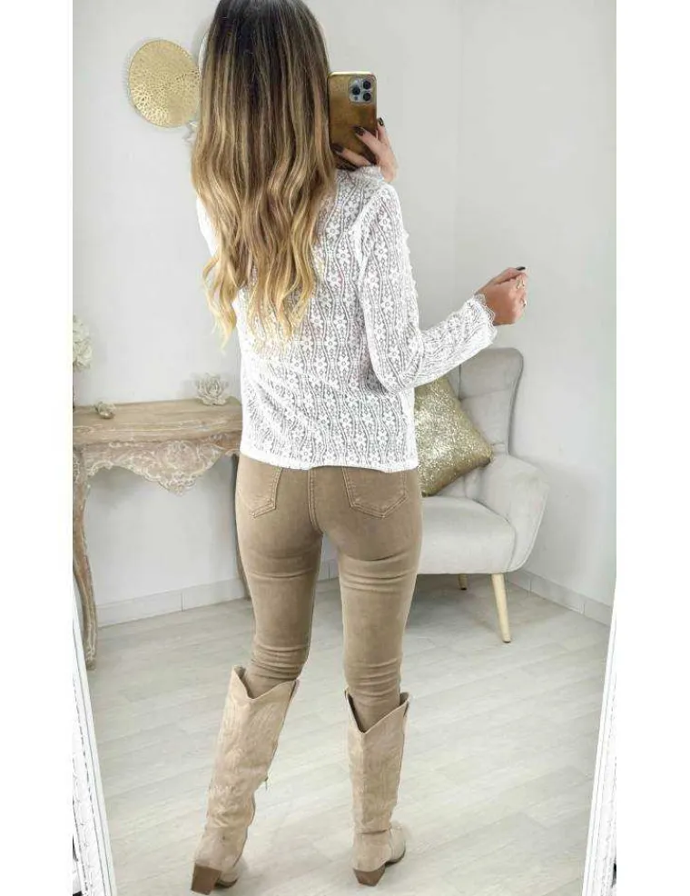 blouse_blanche_full_dente_2.webp My Look Féminin blouse blanche full dentelle Hot