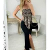 My Look Féminin bustier smocké asymétrique "léo" Sale