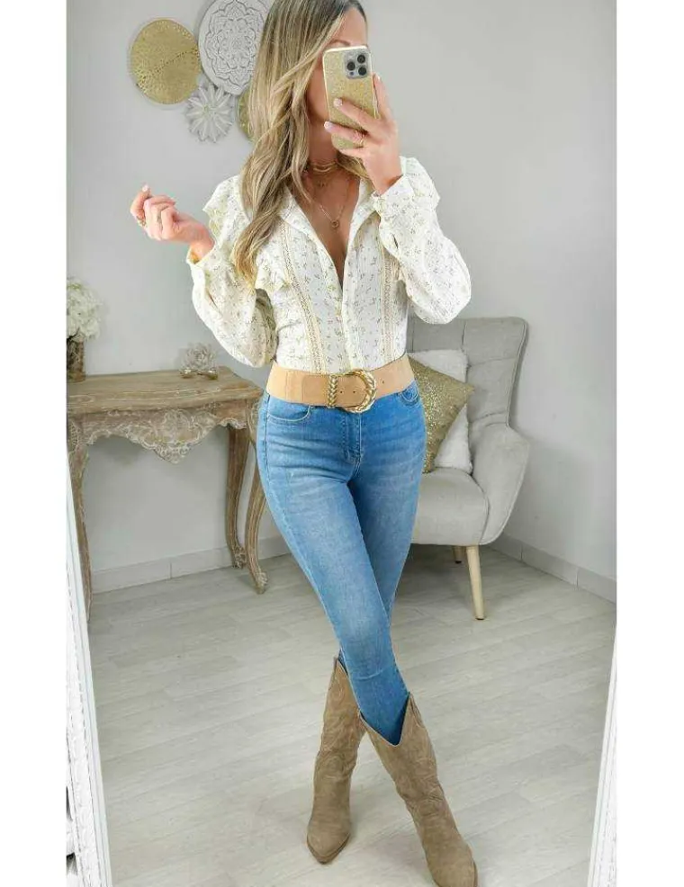 chemisier_en_gaze_de_coto_1.webp My Look Féminin chemisier en gaze de coton beige & fleuri Discount
