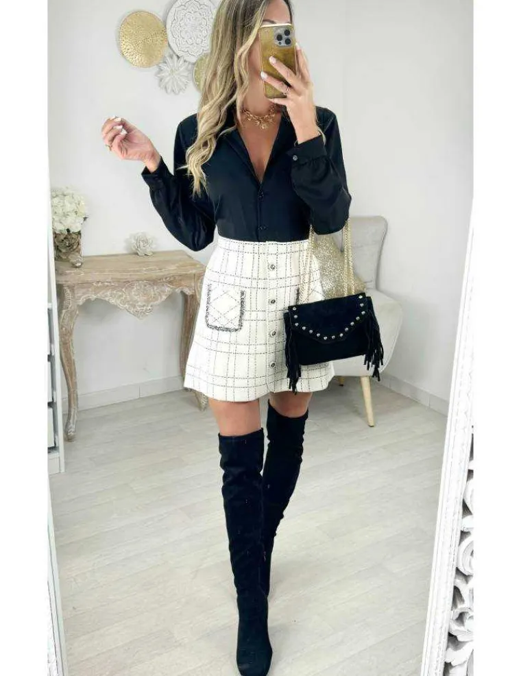 chemisier_noir_paul_0.webp My Look Féminin chemisier noir épaulé Clearance