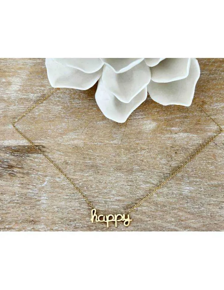 collier_fin_gold_quothapp_0.webp My Look Féminin collier fin gold "HAPPY" Fashion