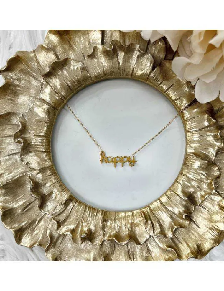 collier_fin_gold_quothapp_1.webp My Look Féminin collier fin gold "HAPPY" Fashion
