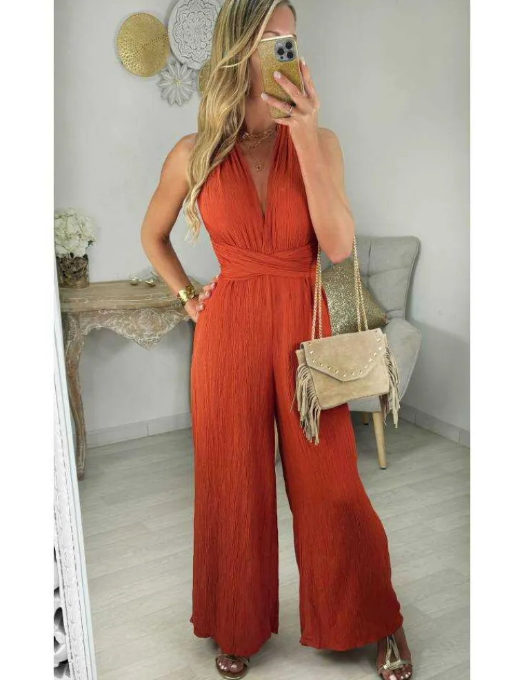 combi_pantalon_gaze_de_co_1-2.webp My Look Féminin combi pantalon gaze de coton terracotta Outlet
