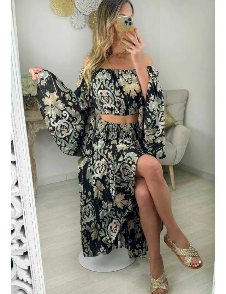 ensemble_top_et_jupe_bohm_1.webp My Look Féminin ensemble top et jupe bohême noir doré Sale