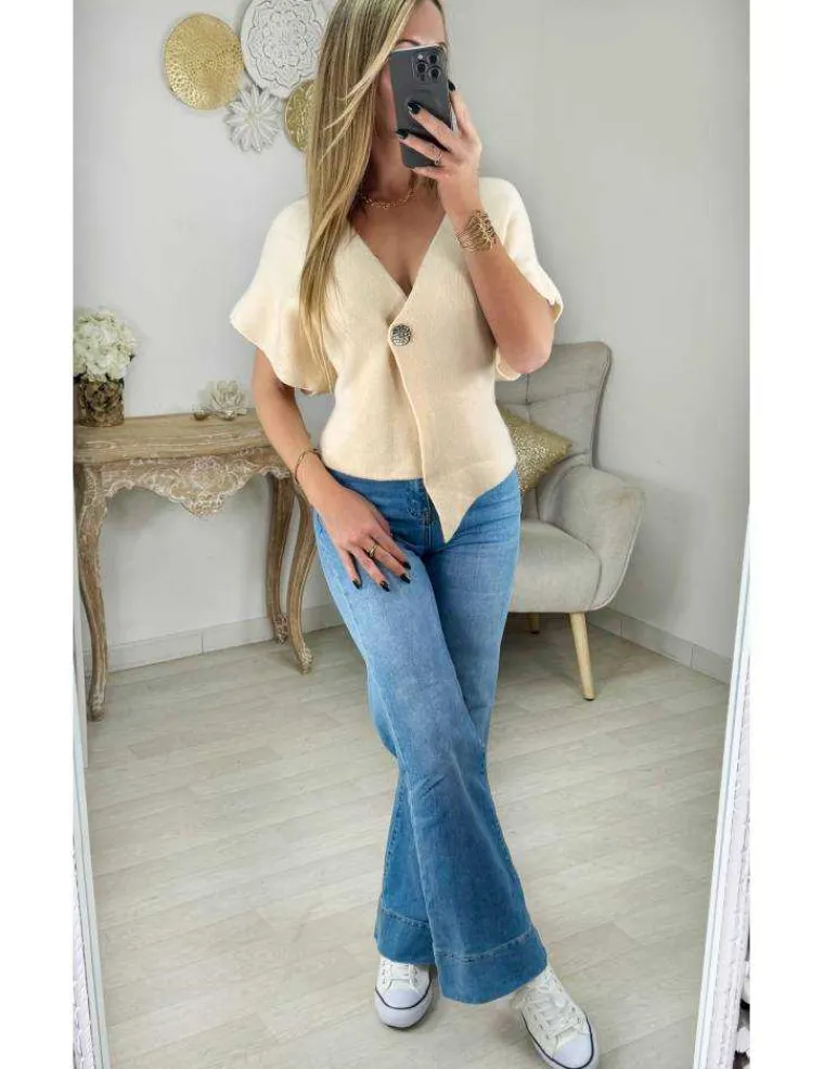 gilet_beige_style_poncho_1.webp My Look Féminin Gilet beige style poncho Fashion
