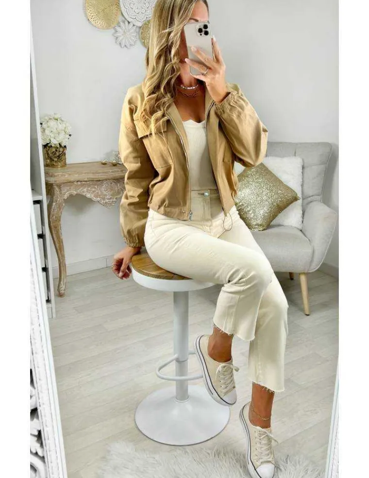 jeans_beige_flare_destroy_2.webp My Look Féminin Jeans beige flare destroy Clearance