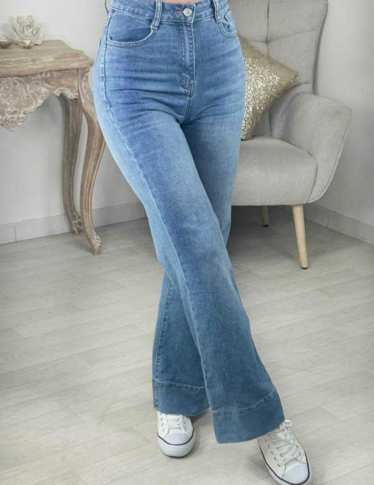 jeans_bleu_wide_legs_0.webp My Look Féminin Jeans Bleu wide legs Outlet