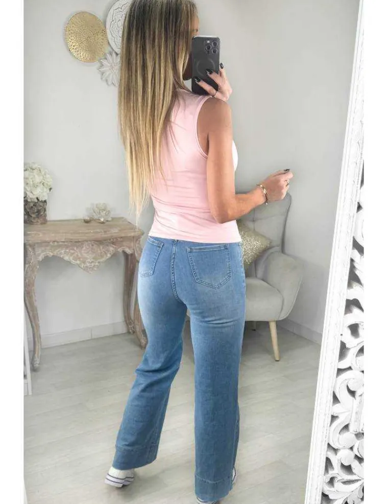 jeans_bleu_wide_legs_1.webp My Look Féminin Jeans Bleu wide legs Outlet