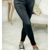 My Look Féminin jeans enduit noir Sale