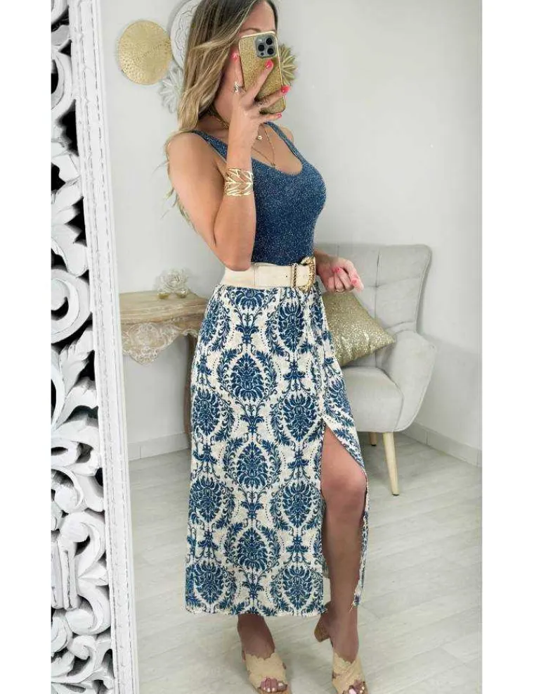 jupe_fluide_amp_fendue_mo_0.webp My Look Féminin jupe fluide & fendue motifs bleus Best