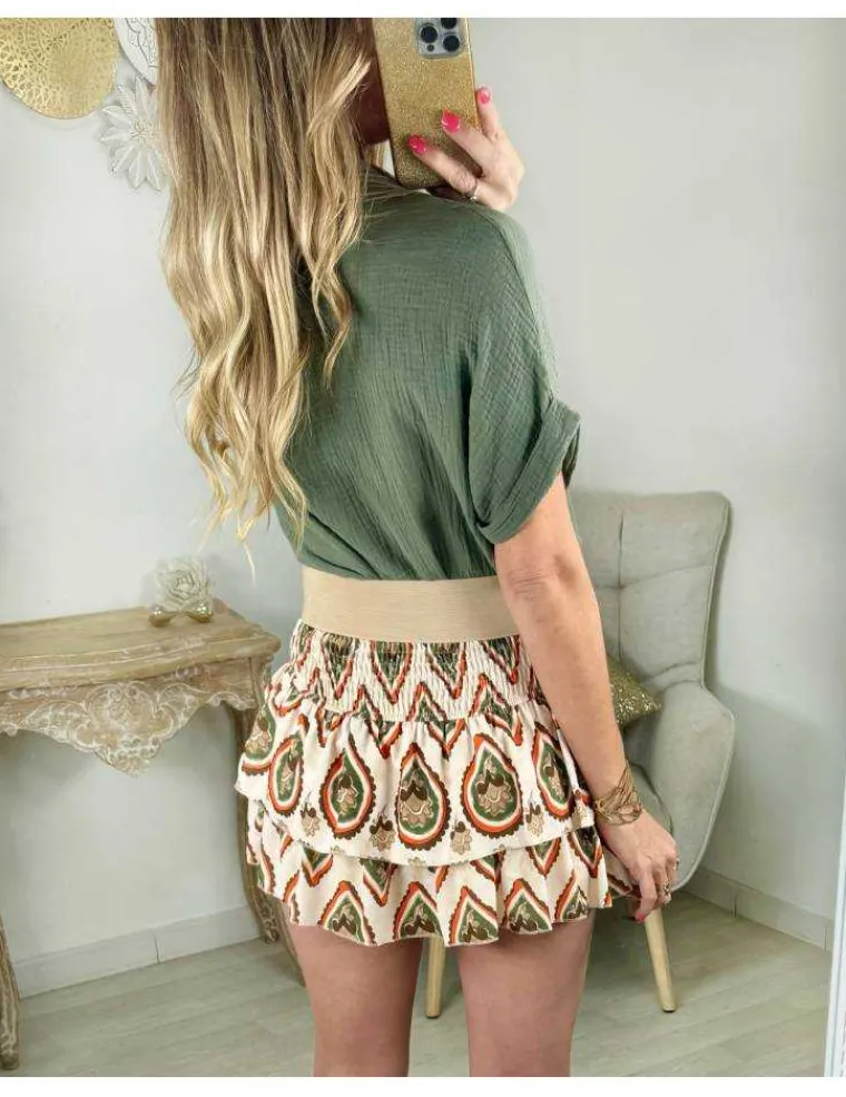 jupe_short__volants_motif_3.webp My Look Féminin jupe short à volants motifs orange Hot