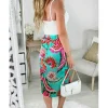 My Look Féminin jupe style portefeuille motif fleuri Hot