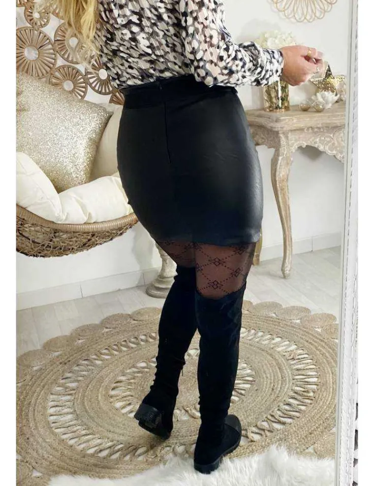 ma_blouse_boutonne_quotgr_1.webp My Look Féminin Ma blouse boutonnée "grey léo" Hot