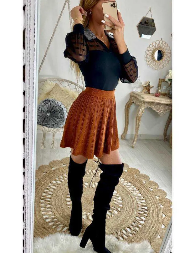 ma_jolie_jupe_camel_pliss_0.webp My Look Féminin Ma jolie jupe camel plissée lumineuse Hot