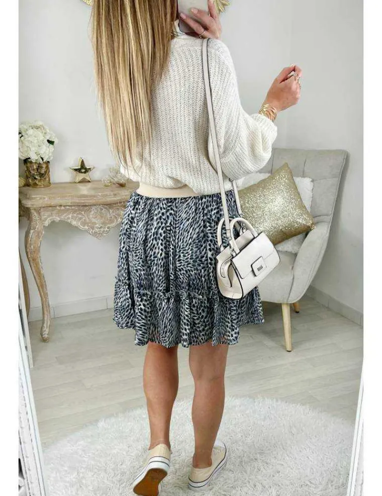 ma_petite_jupe__volants_q_3.webp My Look Féminin Ma petite jupe à volants "Blue & black print" New