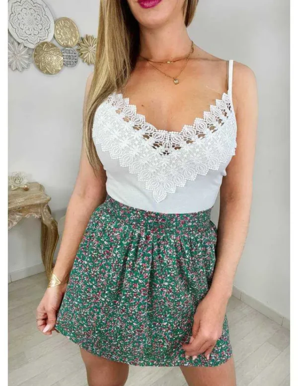 My Look Féminin Ma petite jupe "green liberty" Online