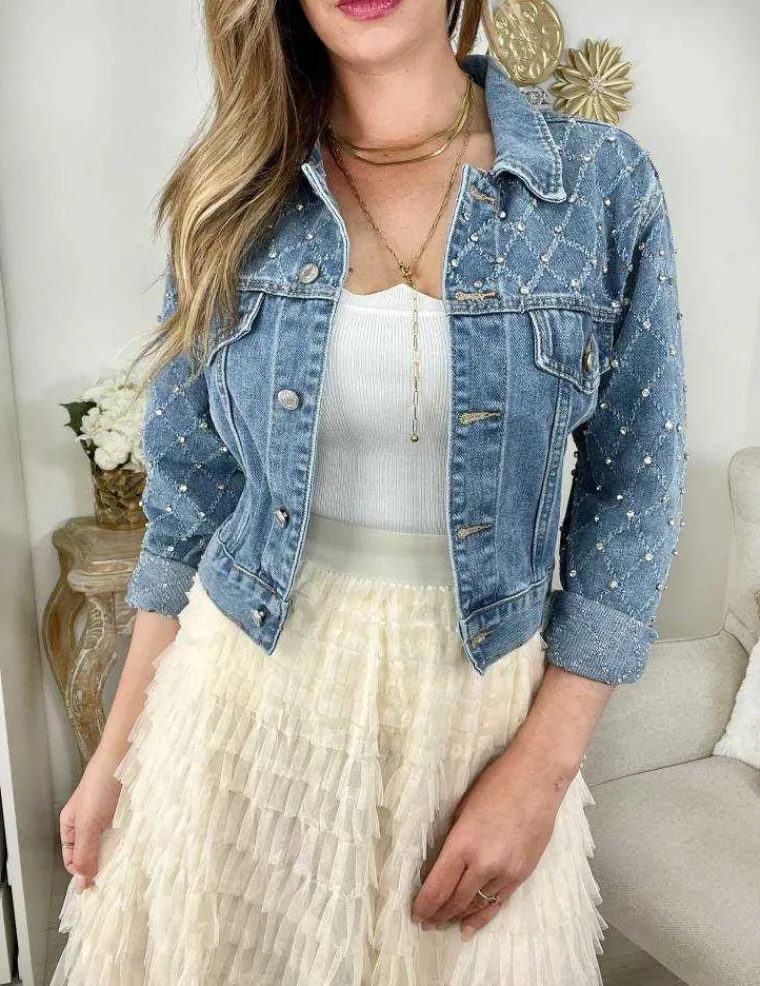 ma_veste_en_jeans_quotso__1.webp My Look Féminin Ma veste en jeans "so diam's" New
