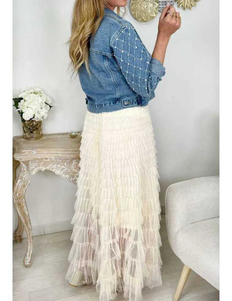 ma_veste_en_jeans_quotso__3.webp My Look Féminin Ma veste en jeans "so diam's" New