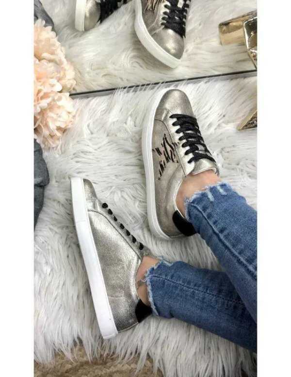 My Look Féminin Mes jolies baskets "gold star" Best