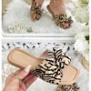 My Look Féminin Mes jolies mules camel & zebra joli noeud Outlet