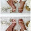 My Look Féminin Mes jolies sandales à talon " beige & talon carré" Best