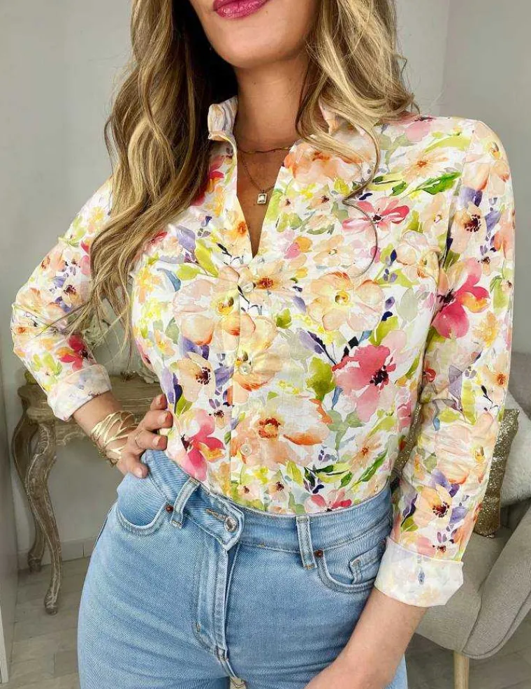 mon_chemisier_boutonn_quo_1-1.webp My Look Féminin Mon chemisier boutonné "pastel flowers" New