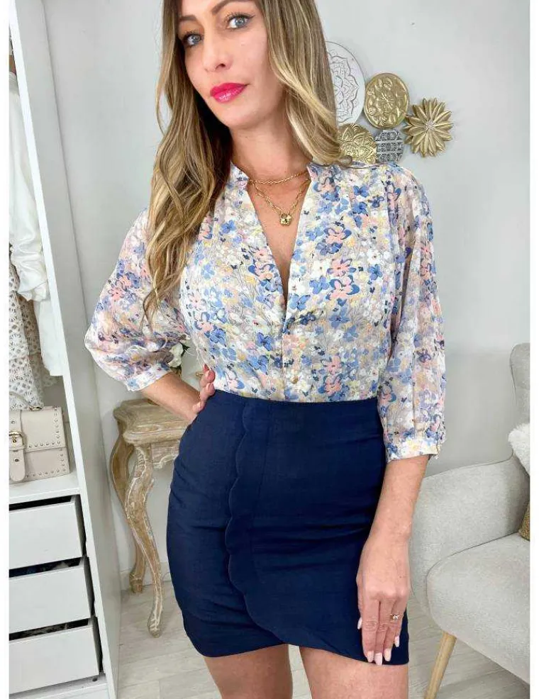 mon_chemisier_en_voilage__1-2.webp My Look Féminin Mon chemisier en voilage "pastel flowers" Best