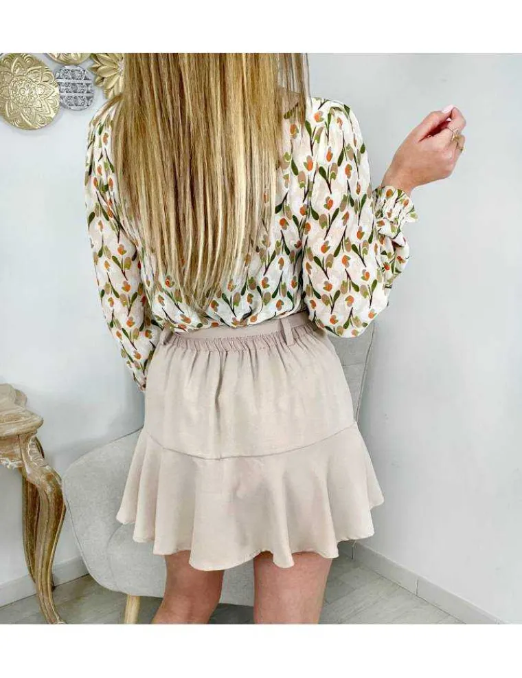 mon_chemisier_en_voilage__2-2.webp My Look Féminin Mon chemisier en voilage "green & orange print" New