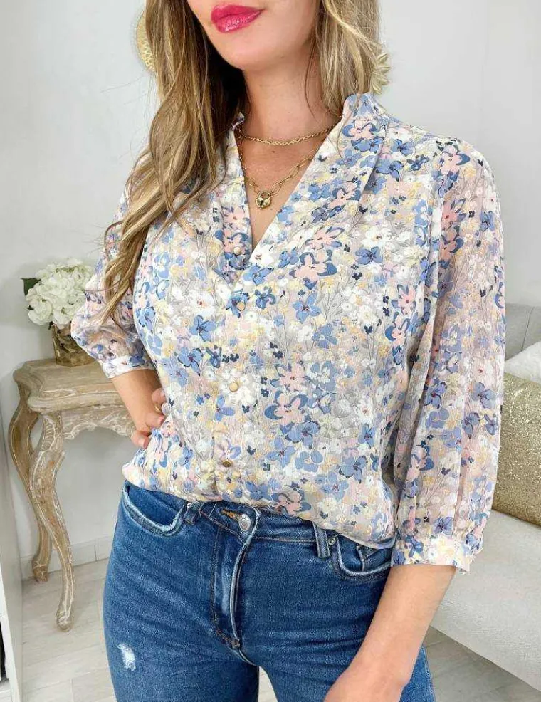 mon_chemisier_en_voilage__4.webp My Look Féminin Mon chemisier en voilage "pastel flowers" Best