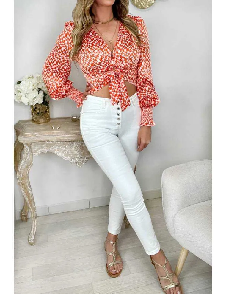 mon_crop_top_satin_amp_no_1.webp My Look Féminin Mon crop top satiné & noué " so orange" Sale