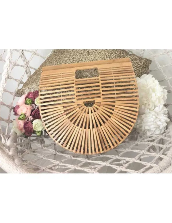 My Look Féminin Mon grand sac lune "style bambou" Discount