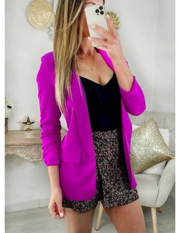 My Look Féminin Mon joli blazer fuchsia "so chic" Fashion