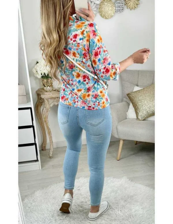 My Look Féminin Mon joli chemisier "Juicy Flowers" Clearance