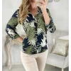 My Look Féminin Mon joli chemisier "kaki leaf" Sale
