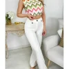 My Look Féminin Mon pantalon cream "so classic" Discount