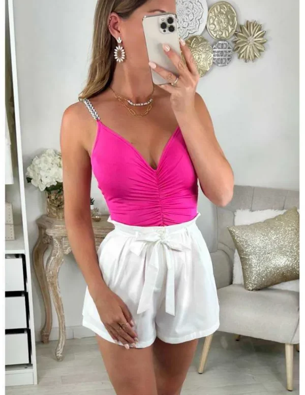 My Look Féminin Mon short blanc et sa ceinture "so classic" Fashion