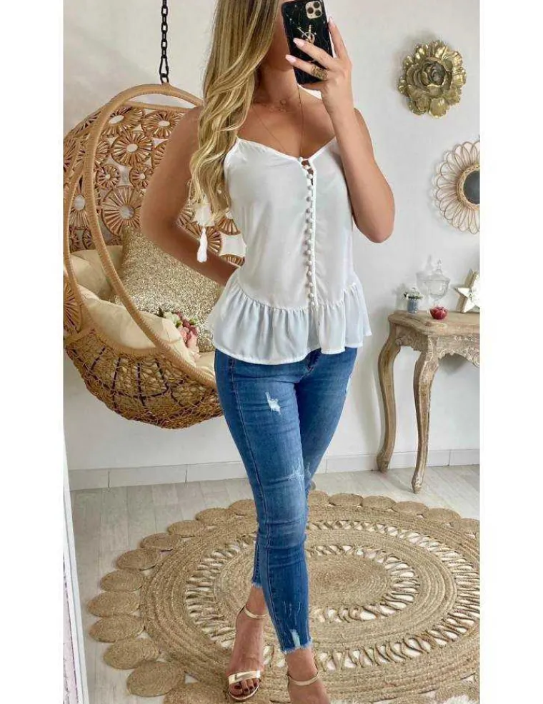 mon_top_blanc_quotvolants_0.webp My Look Féminin Mon top blanc "volants et boutonné" Discount