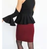 My Look Féminin Mon top noir "Péplum" Hot
