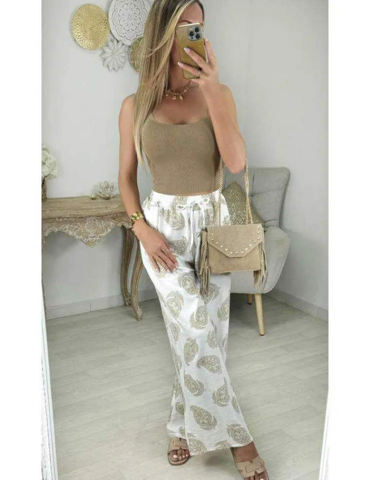 pantalon_lger_style_lin_m_0.webp My Look Féminin pantalon léger style lin motifs camel Best