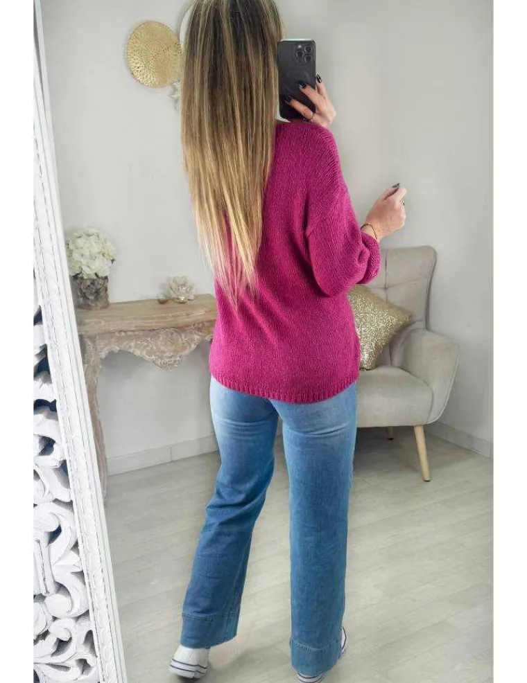 pull_en_lainage_rose_3.webp My Look Féminin Pull en lainage rose Best