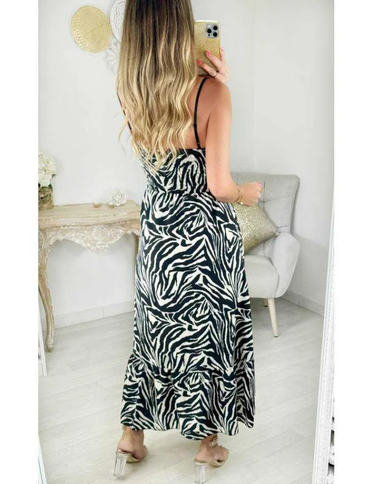 robe_ajoure_amp_fendue_no_2.webp My Look Féminin robe ajourée & fendue noire & beige Sale
