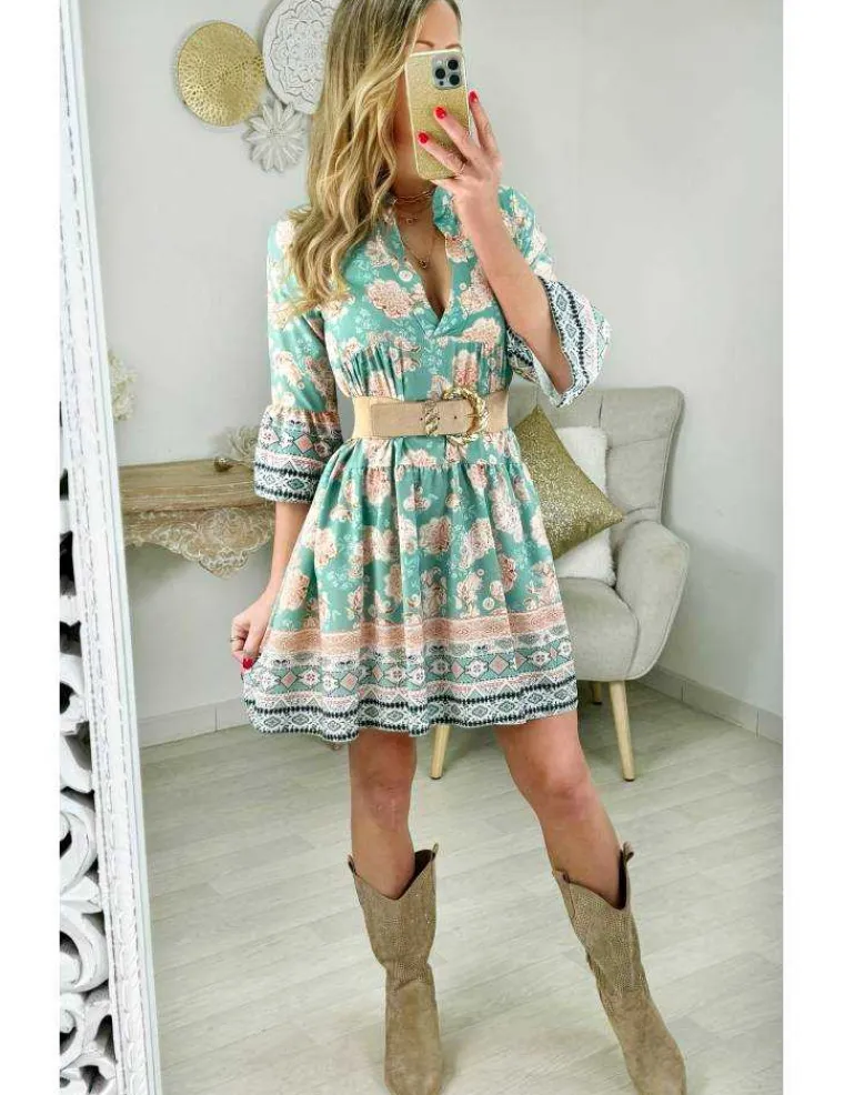 robe_ample_amp_volants_mo_1.webp My Look Féminin robe ample & volants motifs verts et beige orangé New