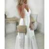 My Look Féminin Robe longue blanche broderie anglaise Fashion