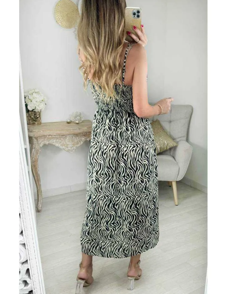 robe_longue_et_ajoure_quo_1.webp My Look Féminin robe longue et ajourée " zébra" Fashion
