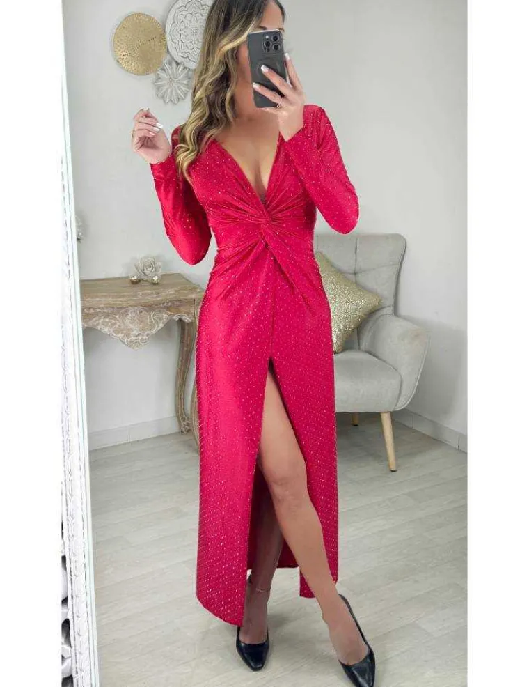 robe_longue_red_amp_stras_1.webp My Look Féminin Robe longue red & strass Fashion