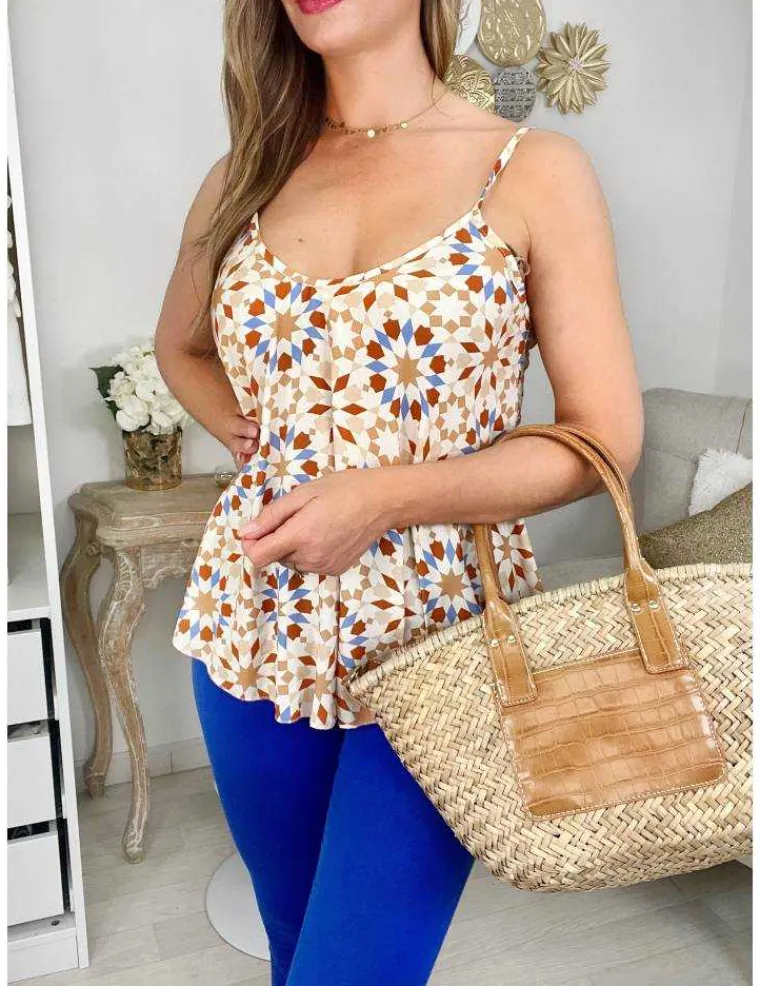 top_ample_amp_imprim_1.webp My Look Féminin Top ample & imprimé Best