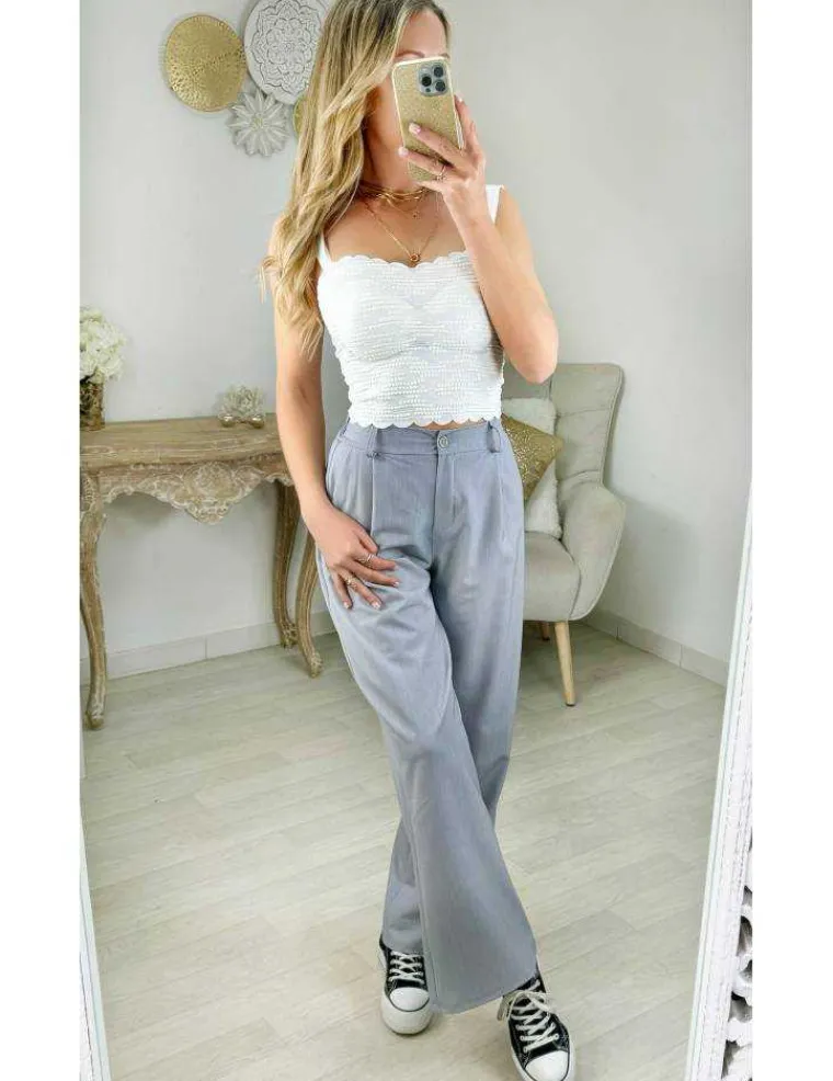 top_court_cru_amp_textur_1.webp My Look Féminin top court écru & texturé Fashion