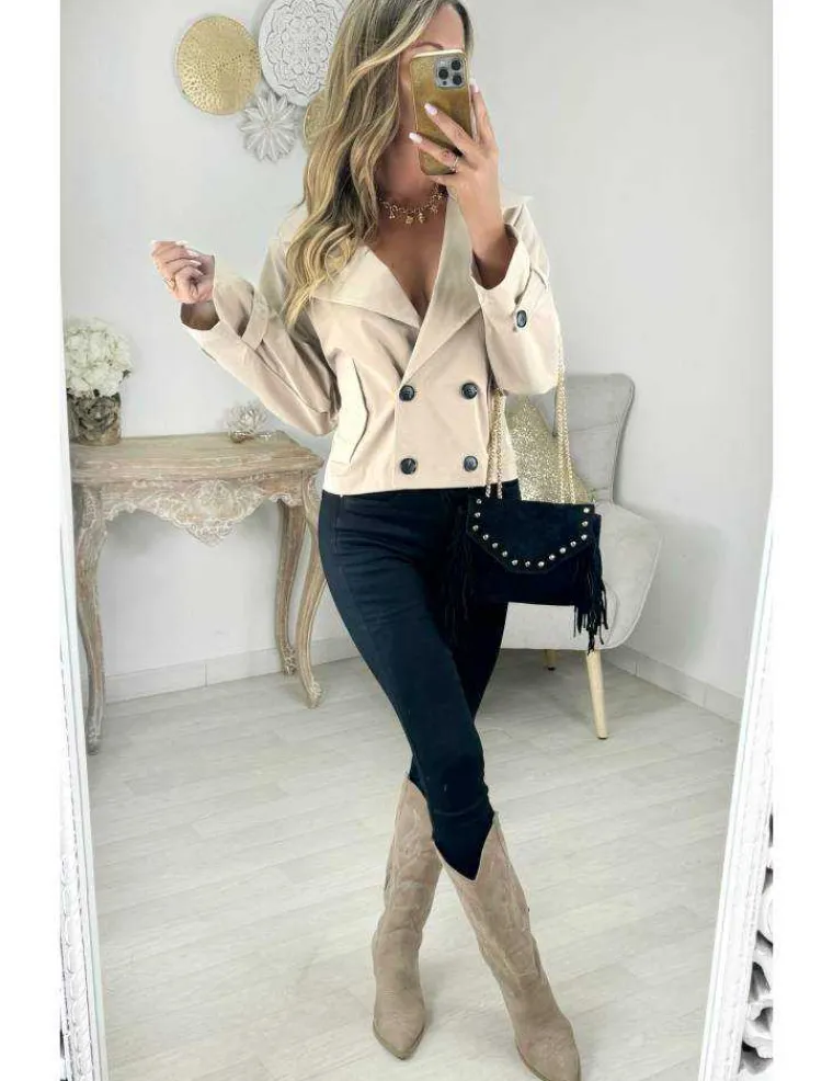 trench_beige_court_1.webp My Look Féminin Trench beige court Outlet